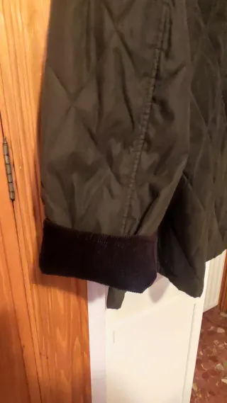 Abrigo acolchado verde