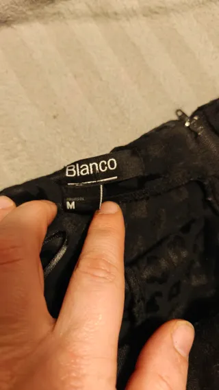 Vestido fiesta estampado leopardo negro Talla M