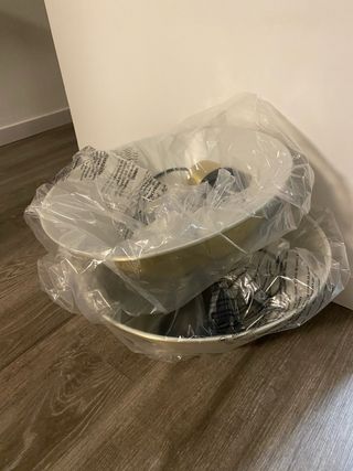 Lámparas colgantes IKEA FOTO doradas