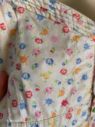 Camiseta floral multicolor talla S