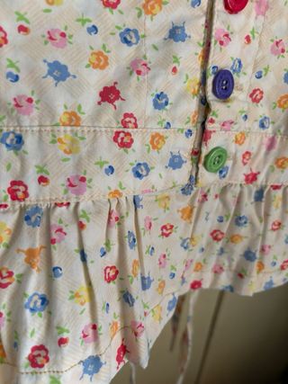 Camiseta floral multicolor talla S