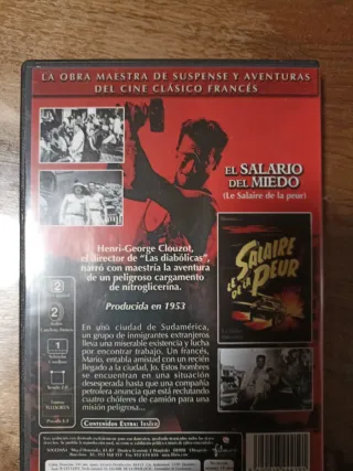 "El Salario del Miedo" película DVD (Henri Clouzot