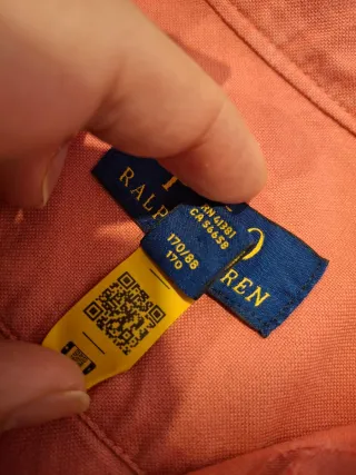 Camisa Polo Ralph Lauren Rosa Salmon