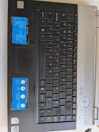 Portátil Sony Vaio VGN-FZ18M Plata