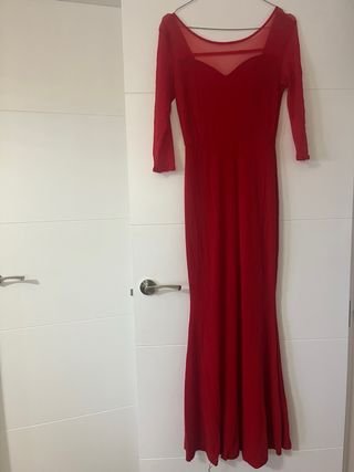Vestido rojo largo
