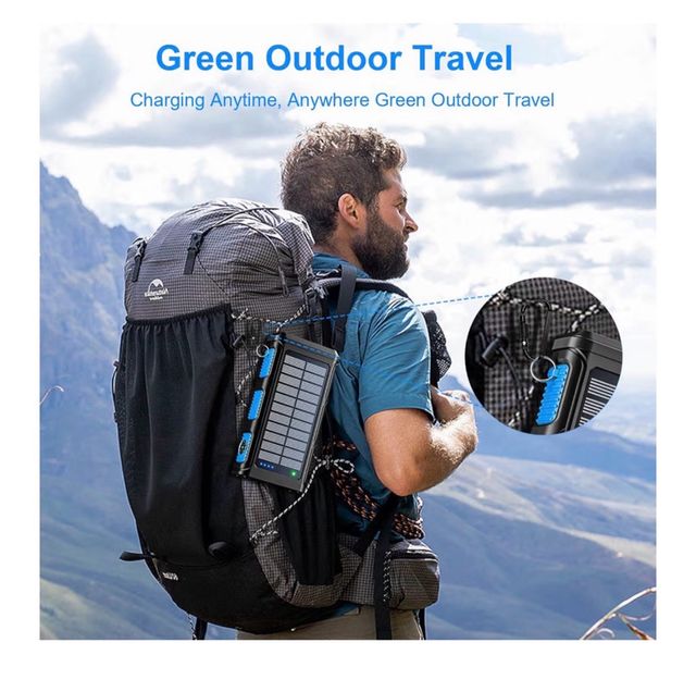 Power Bank Solar 26800mAh WASTDE