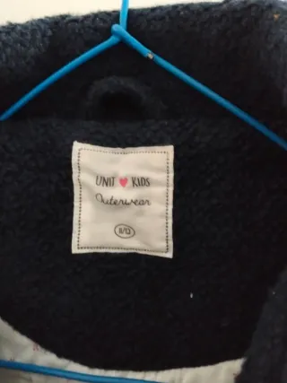 Abrigo niña azul