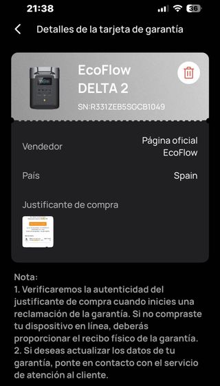 Ecoflow Delta 2 Estación de Energía Portátil