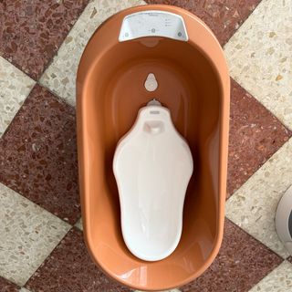 Bañera para bebé naranja