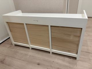 Banco zapatero/juguetero. 3 cajones de almacenaje