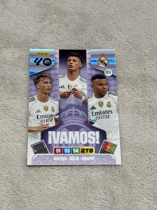 Carta Panini Vamos Real Madrid Huijsen-Güler-Mbapp