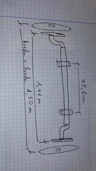 Eje y Ruedas para Remolque Náutico