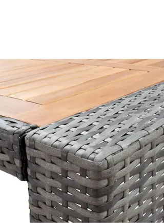 Conjunto de mesa alta de terraza con 4 sillas