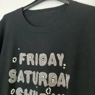 Jersey negro con lentejuelas