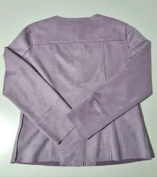 Chaqueta efecto ante lila Frank Lyman Talla L