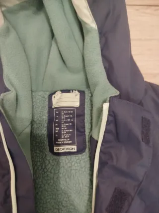 Mono infantil nieve esquí más guantes.