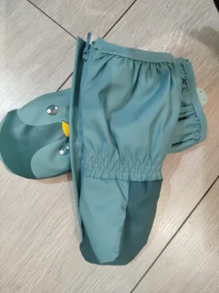 Mono infantil nieve esquí más guantes.