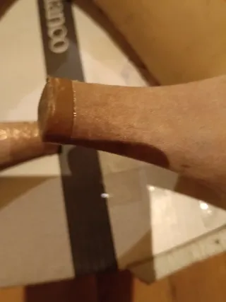 Sandalias Argenta tacón oro rosa