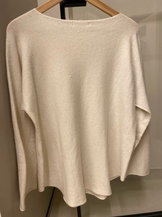 Jersey punto suave beige talla únic