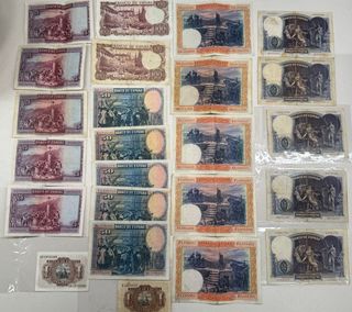 Lote Billetes El Banco de España Pesetas