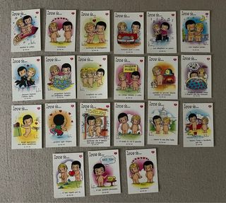 Figurine Love Is Vintage Panini - 21 Pezzi