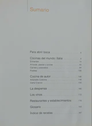 Italia – Cocinas del Mundo