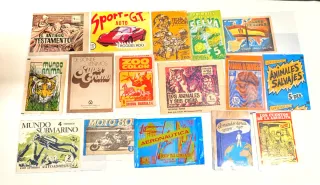 58 Sobres Cromos Antiguos Cerrados