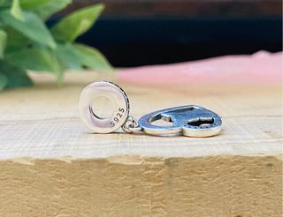 Charm Corazón Boston Terrier I love you - Plata