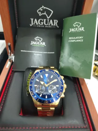 Reloj Jaguar Connected Azul y Dorado