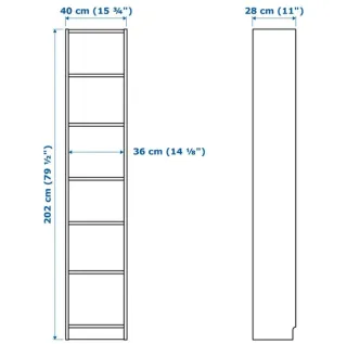 Oferta / Estantería blanca de madera
