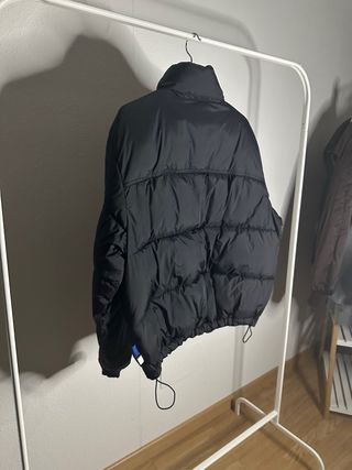 Abrigo acolchado Plumas Zara Man Negro Talla L