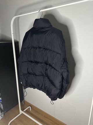 Abrigo acolchado Plumas Zara Man Negro Talla L