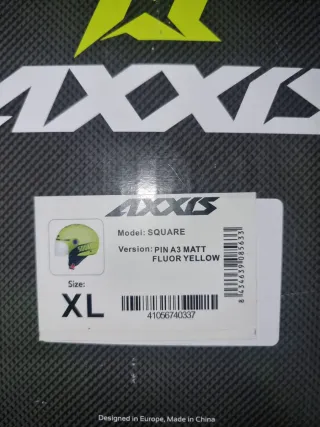 Casco Jet AXXIS Amarillo