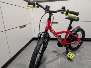 Bicicleta Btwin Discover 900 Roja 16 Personalizada