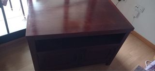 Mesa TV Madera Maciza color Cerezo