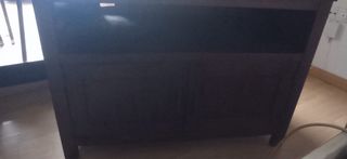 Mesa TV Madera Maciza color Cerezo