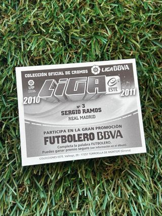 Cromo Sergio Ramos Real Madrid 2010 2011 ligs este
