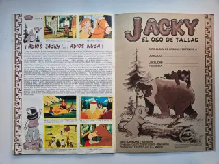 Album COMPLETO Jacky El Oso de Tallac Danone
