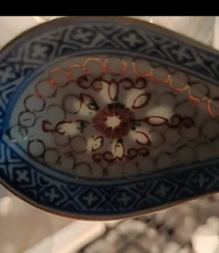 2 Cucchiai Porcellana Cinese Vintage