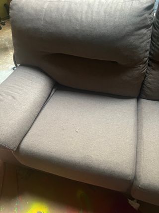 Sofá de 2 plazas en tela