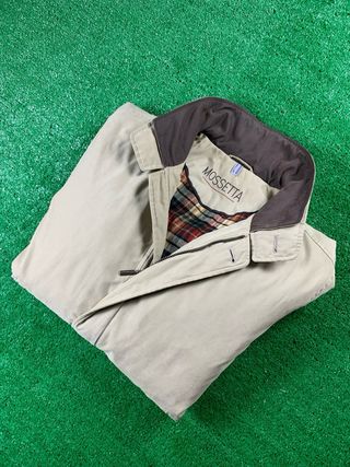 Mosseta Chaqueta Beige Marrón UK 40 (L) Original –