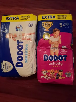 Pack Dodot Sensitive 6+ y Activity 5+