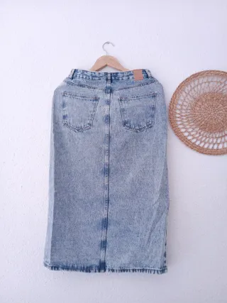 Falda vaquera midi Talla S + regalo