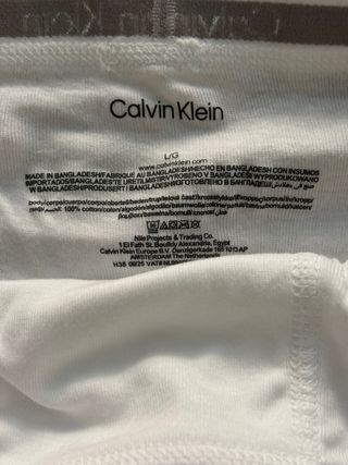 Calvin Klein Pack 3 Calzoncillos slips Talla L
