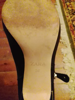 Botines de tacón negros para mujer