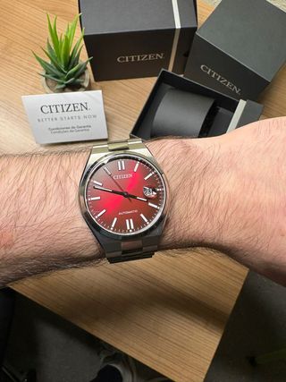 Reloj Citizen Tsuyosa Automático Rojo