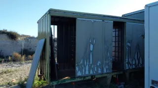 Caja camión hierro con separación