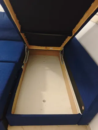 SOFA CAMA IKEA FRIHETEN AZUL