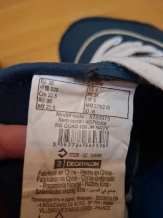 Patines T36 4 Ruedas