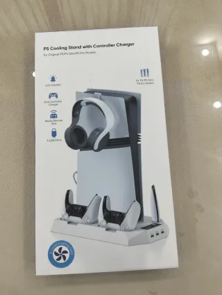 Base de Carga PS5 con Cargador Dual